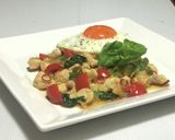 【痩せ飯】ヘルシー鶏ムネ肉のガパオライス作り方13写真