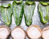 ピーマンと椎茸の肉詰め作り方4写真