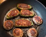 ピーマンと椎茸の肉詰め作り方7写真