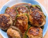 ピーマンと椎茸の肉詰め作り方9写真