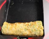 朝昼夕弁当★美味♪焼ばら海苔の厚焼卵作り方4写真