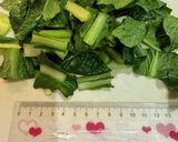 小松菜と油揚げの炒め煮作り方1写真
