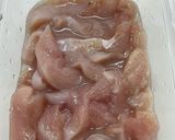 鶏胸肉と春雨炒め作り方1写真