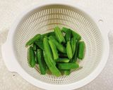 スナップえんどうとゆで卵のサラダ作り方1写真