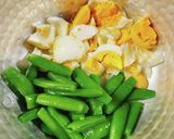 スナップえんどうとゆで卵のサラダ作り方5写真