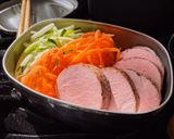 63℃ 豚ヒレのローストポークサラダ弁当作り方16写真