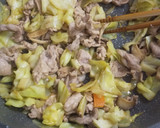 豚こまマヨ炒め作り方7写真