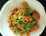 冷凍蓮根と鶏もも肉の甘酢炒め(*^O^*作り方9写真
