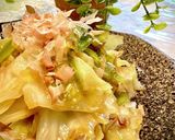 春キャベツと塩昆布のおかか炒め【改訂】作り方3写真