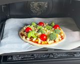 お野菜たっぷり!4種の野菜チーズピザ作り方8写真