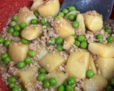 新じゃが芋とえんどう豆のそぼろ煮♪作り方8写真