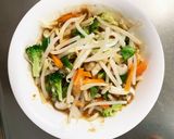 お一人様☆野菜たっぷり簡単ビビンバ風炒飯作り方11写真