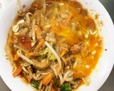 お一人様☆野菜たっぷり簡単ビビンバ風炒飯作り方15写真