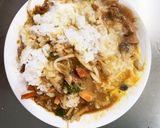 お一人様☆野菜たっぷり簡単ビビンバ風炒飯作り方17写真
