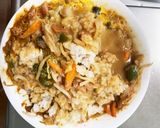 お一人様☆野菜たっぷり簡単ビビンバ風炒飯作り方19写真
