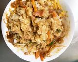 お一人様☆野菜たっぷり簡単ビビンバ風炒飯作り方20写真