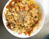 お一人様☆野菜たっぷり簡単ビビンバ風炒飯作り方21写真