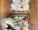 鮭とキャベツとしめじのにんにく味噌バター作り方8写真