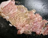 簡単！牛ニラのにんにくわさび醤油作り方1写真