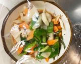 お一人様☆簡単コク旨野菜ふりかけ風サラダ作り方8写真