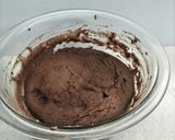 新食感　レンジでしっとりココアシフォン　作り方3写真