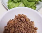 ひき肉と筍のレタス包み♪食感がたまらん!作り方5写真