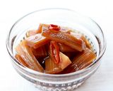 シャキシャキ美味しい【うどのぽん酢漬け】作り方4写真