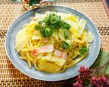 ほぼ茹で時間!春キャベツでだしパスタ作り方5写真