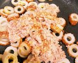 ちくわとシーチキンのマヨ醤油炒め♡作り方4写真