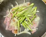 ✨アスパラベーコンのペペロンチーノ✨作り方6写真