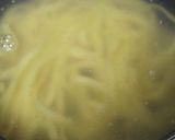 アオサと納豆のスープパスタ作り方3写真