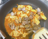 アサリとキムチと豆腐のごま油炒め作り方10写真