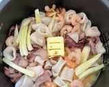 らっきょうの海鮮カレーピラフ作り方4写真