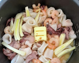 らっきょうの海鮮カレーピラフ作り方4写真
