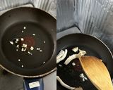 簡単！エリンギのカニカマチャーハン♪作り方3写真