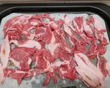 オーブン&レンジで炒めず満足肉もやし作り方2写真
