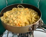 ドライ野菜入り！チキンレモンカレーパスタ作り方3写真