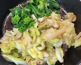 春キャベツと菜の花のペペロンチーノ風作り方6写真