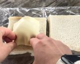チーズ入り！おはぎのホットサンド作り方2写真