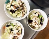 茄子椎茸コク旨スタミナ味噌味八宝回鍋肉風作り方8写真