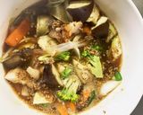 茄子椎茸コク旨甘辛オイ角煮味八宝回鍋肉風作り方15写真