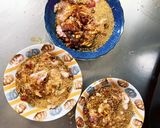 レンジ簡単きな粉梅オイポン甘酢味酢豚作り方4写真