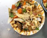 レンジ簡単きな粉梅オイポン甘酢味酢豚作り方18写真