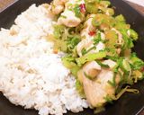 簡単！鶏肉のピリ辛ねぎまみれ丼作り方6写真