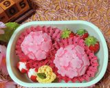 お花見弁当・春弁当に♪簡単桜おにぎり作り方2写真