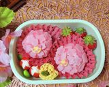お花見弁当・春弁当に♪簡単桜おにぎり作り方3写真