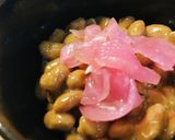 毎日の納豆●桜漬けトッピング作り方1写真