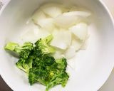 肉無チクワきな粉さっぱりドリア味野菜炒め作り方5写真