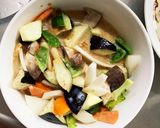 肉無チクワきな粉さっぱりドリア味野菜炒め作り方14写真