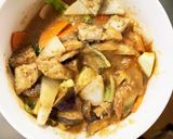 肉無チクワきな粉さっぱりドリア味野菜炒め作り方18写真